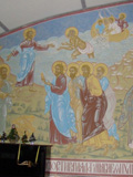Настенные росписи в летней трапезной монастыря, Явление Христа апостолам после воскресения у Геннисаретского озера