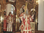 12 сентября 2008 года, богослужение совершает епископ Серпуховский Роман