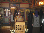 Александро-Невский  женский монастырь. Рождественская служба