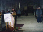 Собор Александра Невского в первые годы после возрождения обители