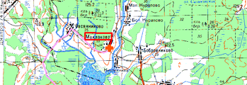 Карта Талдом-Маклаково